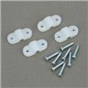 Nylonklammer Landställ 1/8" (3.2mm) tråd