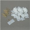 Heavy Duty Nylon Hinge 15pcs