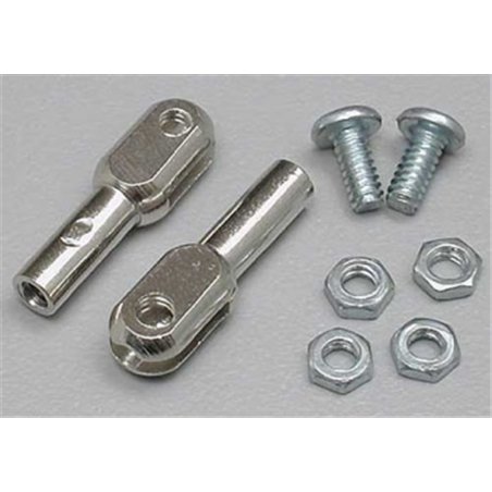 Metallända m. 4-40 gänga