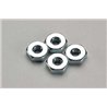 6-32 steel hex nuts (4 per pkg