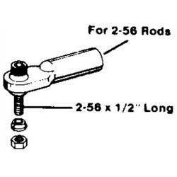 Kulled 2-56 för 2-56 tråd (12)