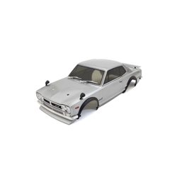 Body shell set 1:10 Fazer FZ02S Skyline 2000 GT-R KPGC10 Silver