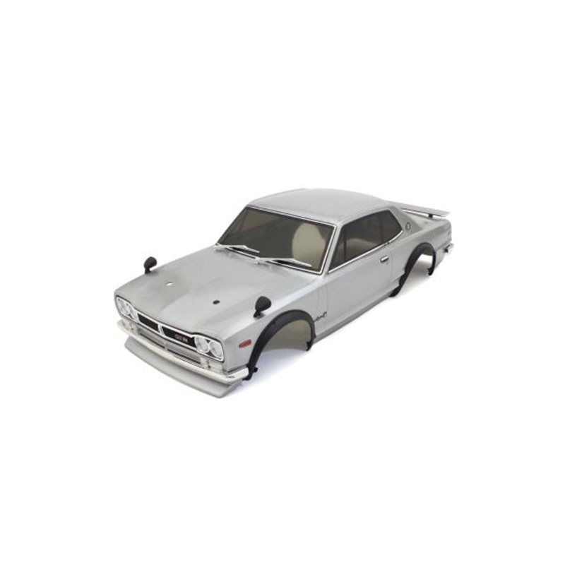 Body shell set 1:10 Fazer FZ02S Skyline 2000 GT-R KPGC10 Silver
