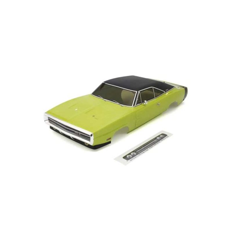 Body shell set 1:10 Fazer FZ02L Dodge Charger 1970 - Sublime Green