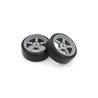 Pre-Glued Drift Tyres FZ02 5-Spoke Racing 1:10 Fazer 2.0 (2) 