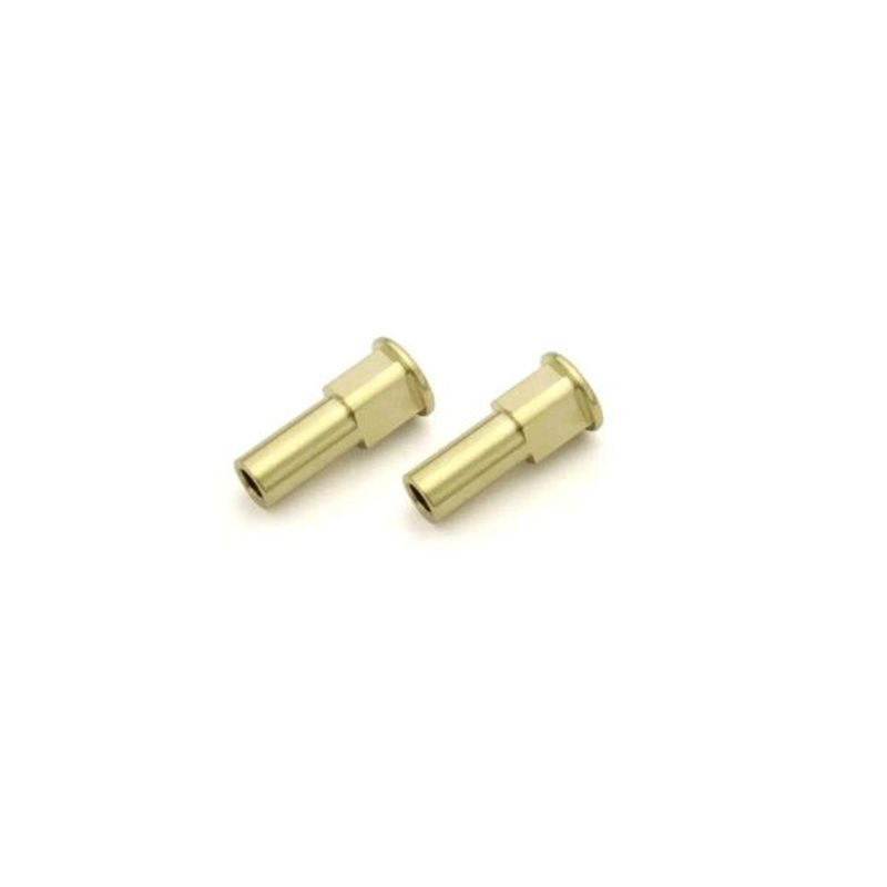 Brass Front Hub Carrier Spacer set Inferno MP10 - 1 deg