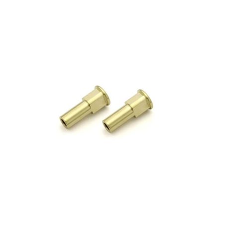 Brass Front Hub Carrier Spacer set Inferno MP10 - 1 deg