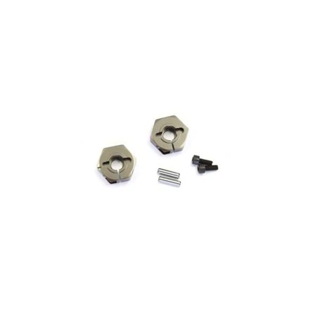Cramp Wheel Hub (45) Kyosho TF6 - Lazer ZX5-ZX7 (2) Gun Metal