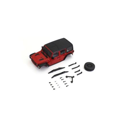 Bodyshell  Jeep Wrangler Rubicon Mini-Z 4X4 MX01 Red