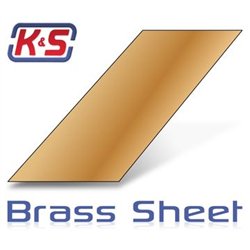 Brass Sheet 150x300x0,4 mm (6"x12"x.016") (1)