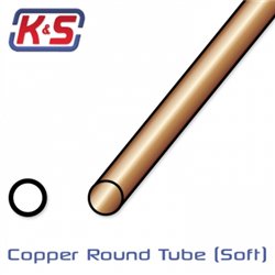 Copper Tubes Bendable 3/32'', 1/8'', 5/32'' 305mm