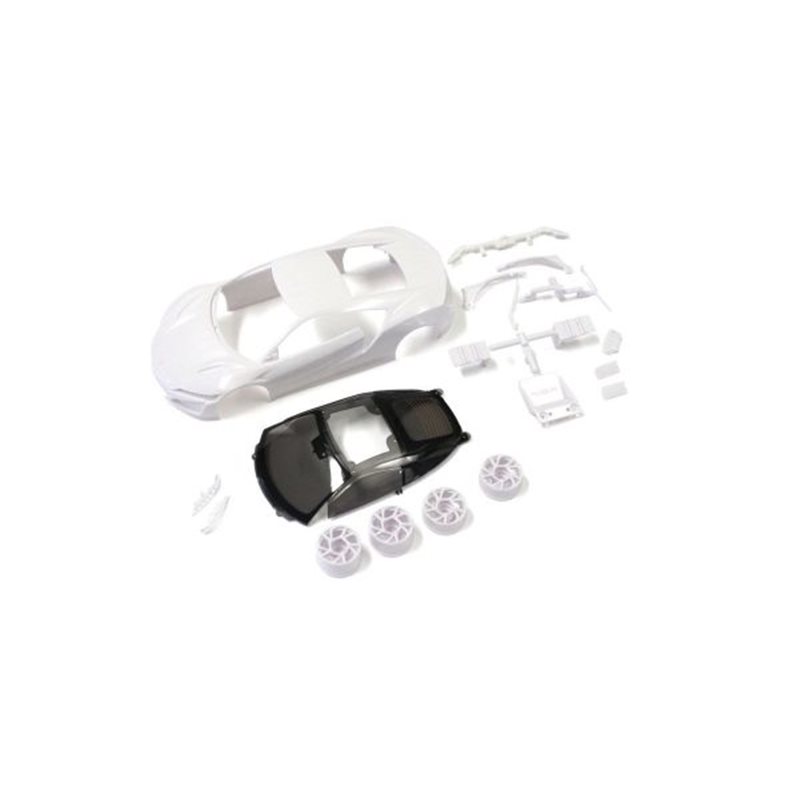Bodyshell Honda NSX Kyosho Mini-Z + 2WD Rims (White Body)