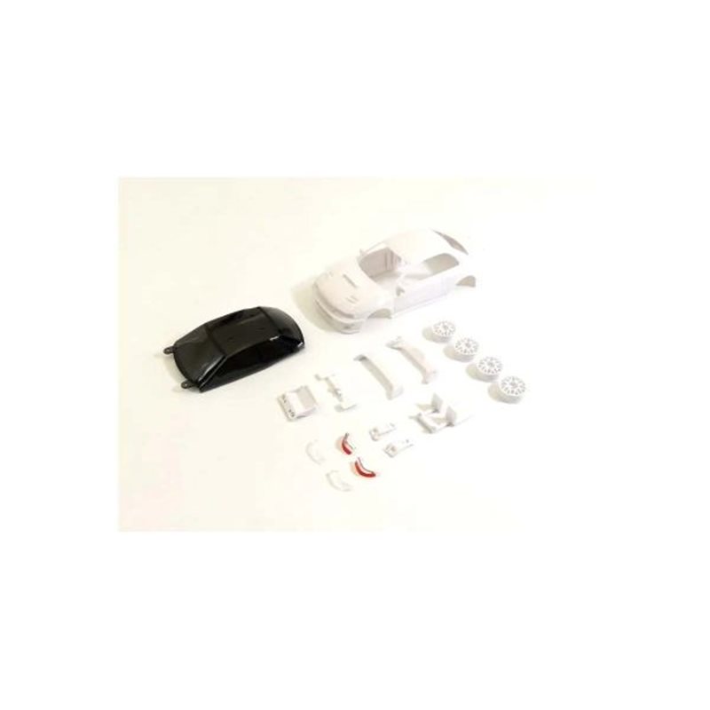 Bodyshell Subaru Impreza STi 22B Mini-Z + 4WD Rims (White Body)