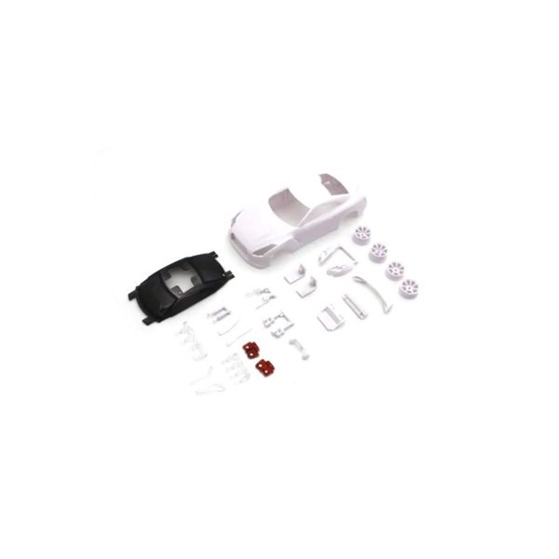 Bodyshell Nissan Skyline GT-R R35 Mini-Z + 2WD Rims (White Body)
