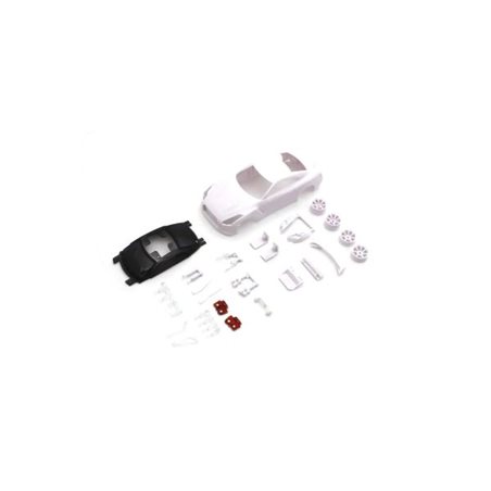 Bodyshell Nissan Skyline GT-R R35 Mini-Z + 2WD Rims (White Body)