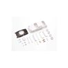 Bodyshell Toyota Trueno AE86 Mini-Z + 4WD Rims (White Body)