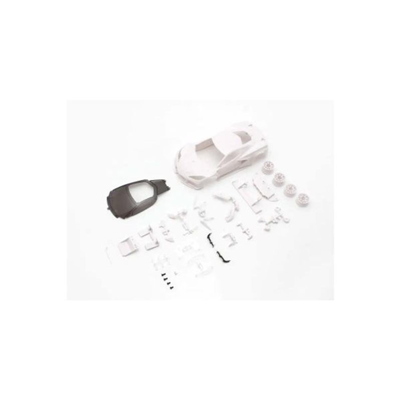 Bodyshell Chevrolet Corvette C8-R Mini-Z + 2WD Rims (White Body)