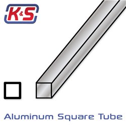 Square Aluminium Tube 4.8x305mm (3/16'') (.014'') (1)
