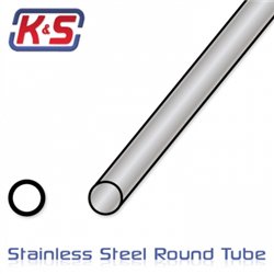 Stainless tube 3.2x305mm (1/8'') (.028'') (1)