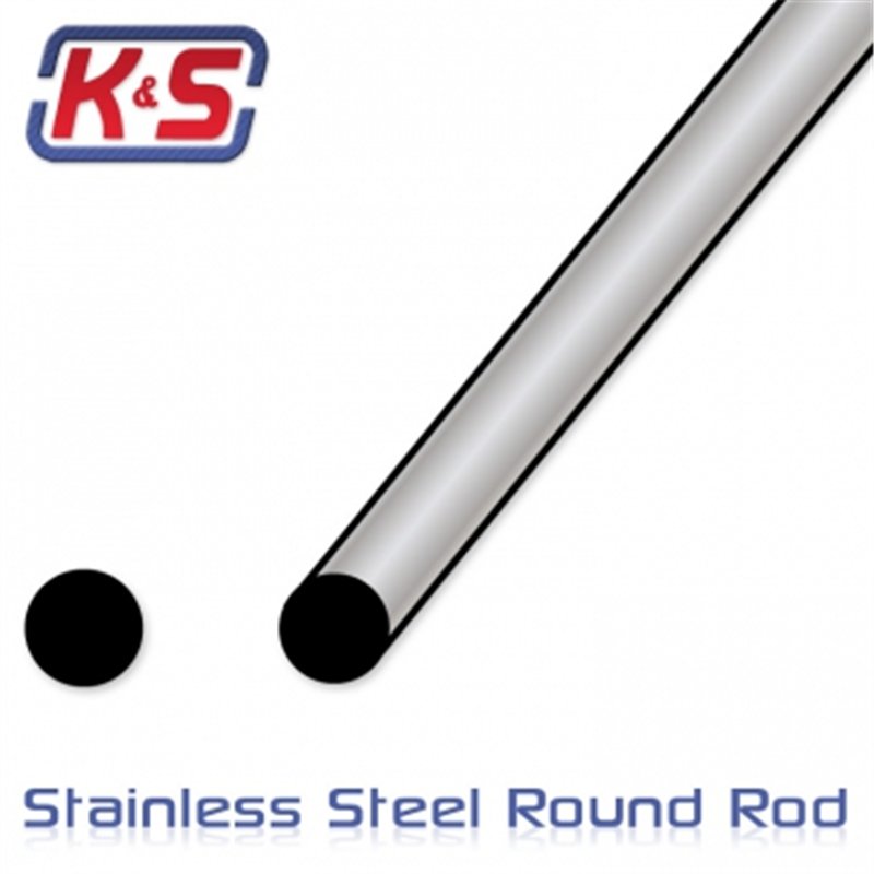 Stainless rod 12.5x305mm (1/2")' (1)