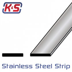 Stainless Strip 0.7 x 12.5 x 305 mm (1pc x 8)