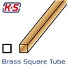 Square Brass Tube 5x5x300mm (0.45) (2)
