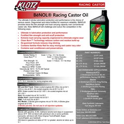 BC-175 Benol Castor/Recin Oil 1pint (0.47L)
