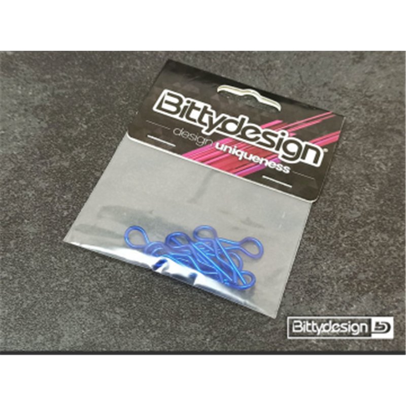 Body Clips Kit Big Scale (8) - Blue
