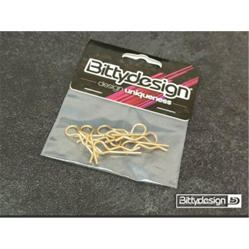 Body Clips Kit Big Scale (8) - Gold