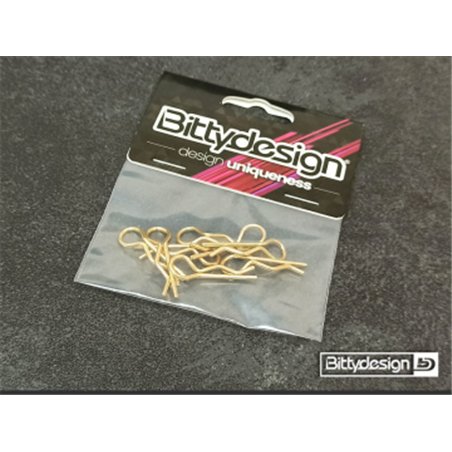 Body Clips Kit Big Scale (8) - Gold