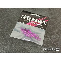 Karossklips Big Scale (8) - Rosa