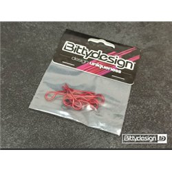 Body Clips Kit Big Scale (8) - Red