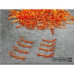 1/10 Body Clips Kit (8) - Orange