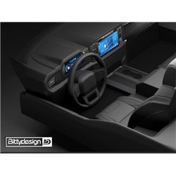 Steering Wheel for ROCK1 1/10 Crawler Interior Cockpit