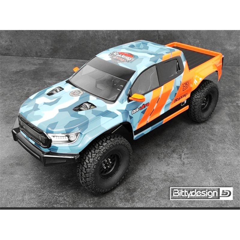 RR-Ultra Kaross för 313mm Hjulbas Crawler (Klippt/Omålad)