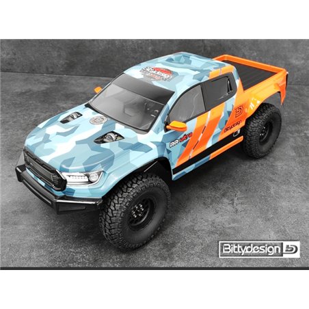 RR-Ultra Kaross för 313mm Hjulbas Crawler (Klippt/Omålad)