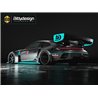 GT12 Body P-GT3R for 1/12 Supastox class