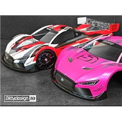 Hyper GT-8 Kaross 325mm Hjulbas (Omålad)