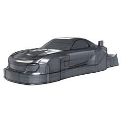KANJO-R 1/28 Mini-Z Clear Body