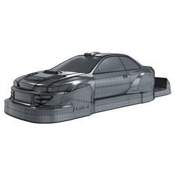 KANJO-S Kaross 1/28 Mini-Z (Omålad)
