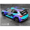 SKODA Fabia RS Rally2 Clear Body 1/10 Rally 190mm Hard 1,2mm