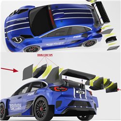 P10R Clear Body 1/10 Rally 190mm  Hard