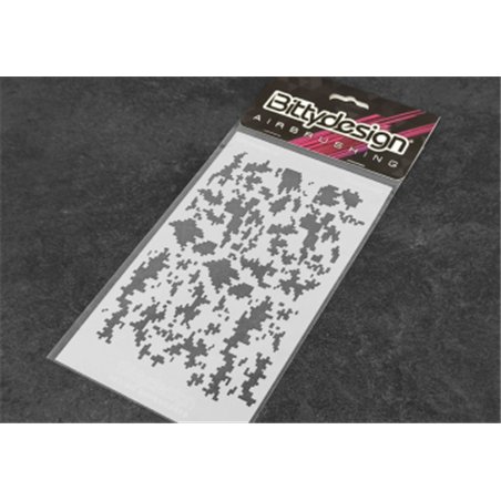 Stencil Vinyl Camo Digi