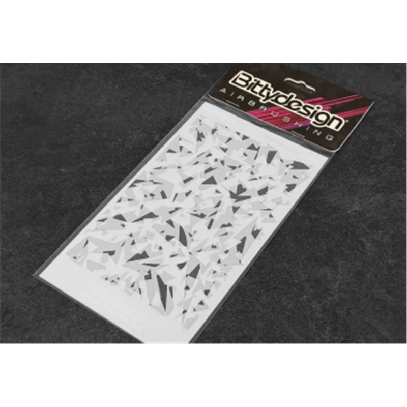 Vinyl stencil - Camo Artic (A + B)