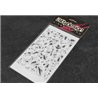 Vinyl stencil - Camo Artic (A + B)