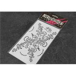 Stencil Vinyl Blomster