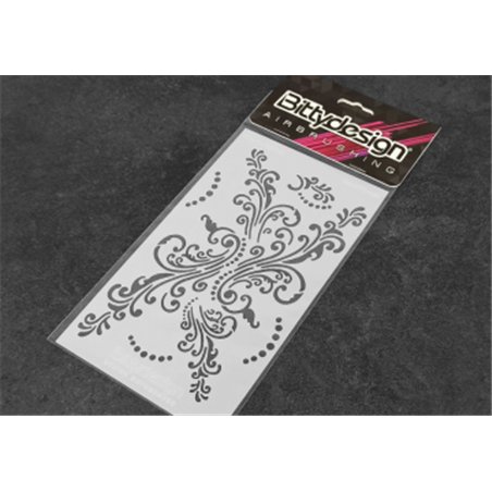 Stencil Vinyl Blomster