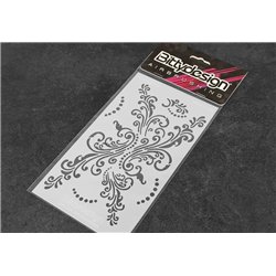 Stencil Vinyl Blomster