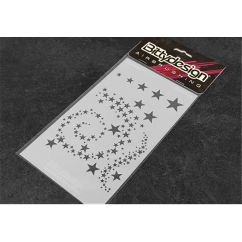 Stencil Vinyl Stjärnor V2