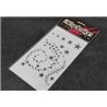 Stencil Vinyl Stjärnor V2